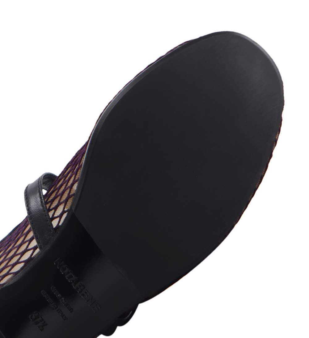 Papillion ballerina, lilla mesh