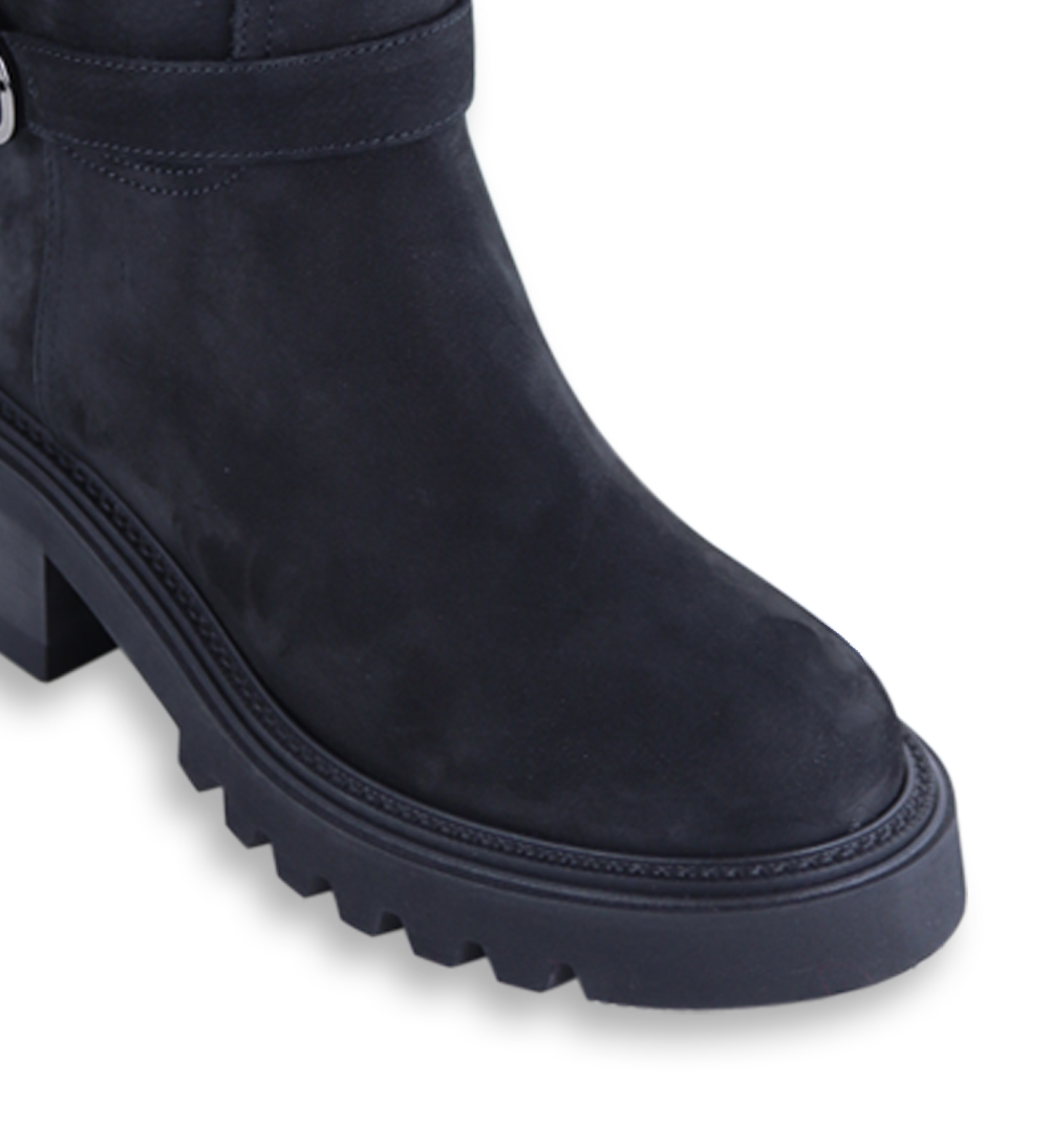 Sarina boots, black suede