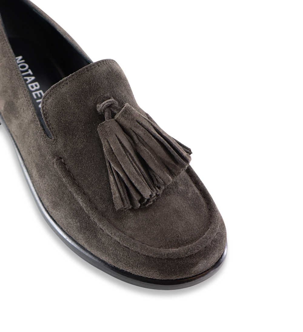 Selva loafers, brun ruskind