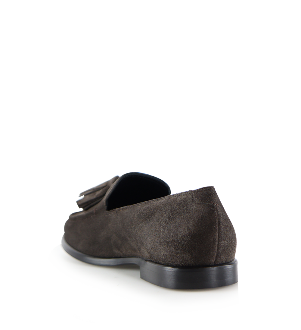 Selva loafers, brun ruskind
