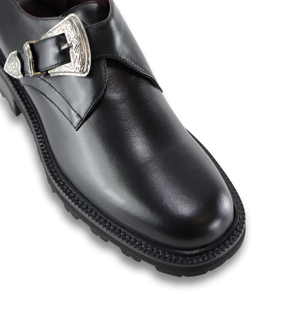 Chia loafers, sort læder