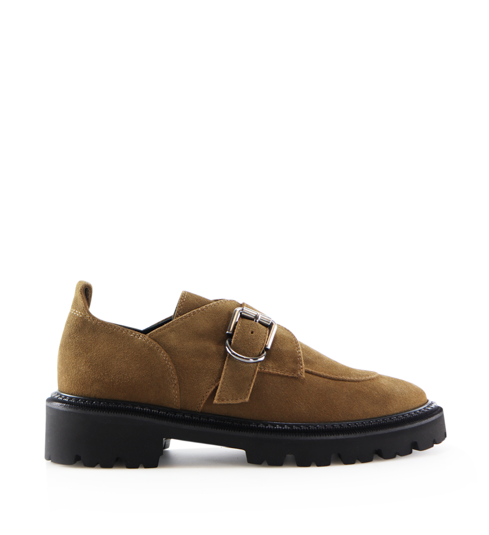 Tecla loafers, camel ruskind