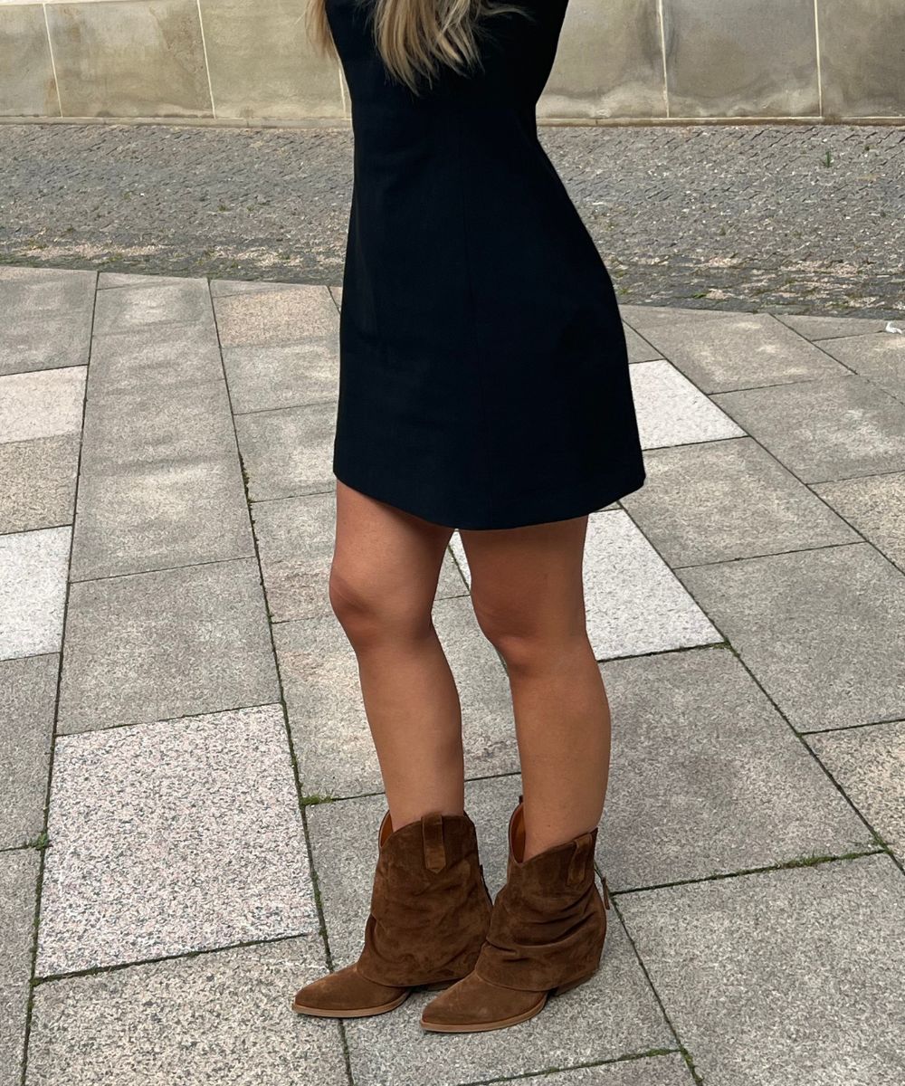 Zorro 60 boots, light brown suede