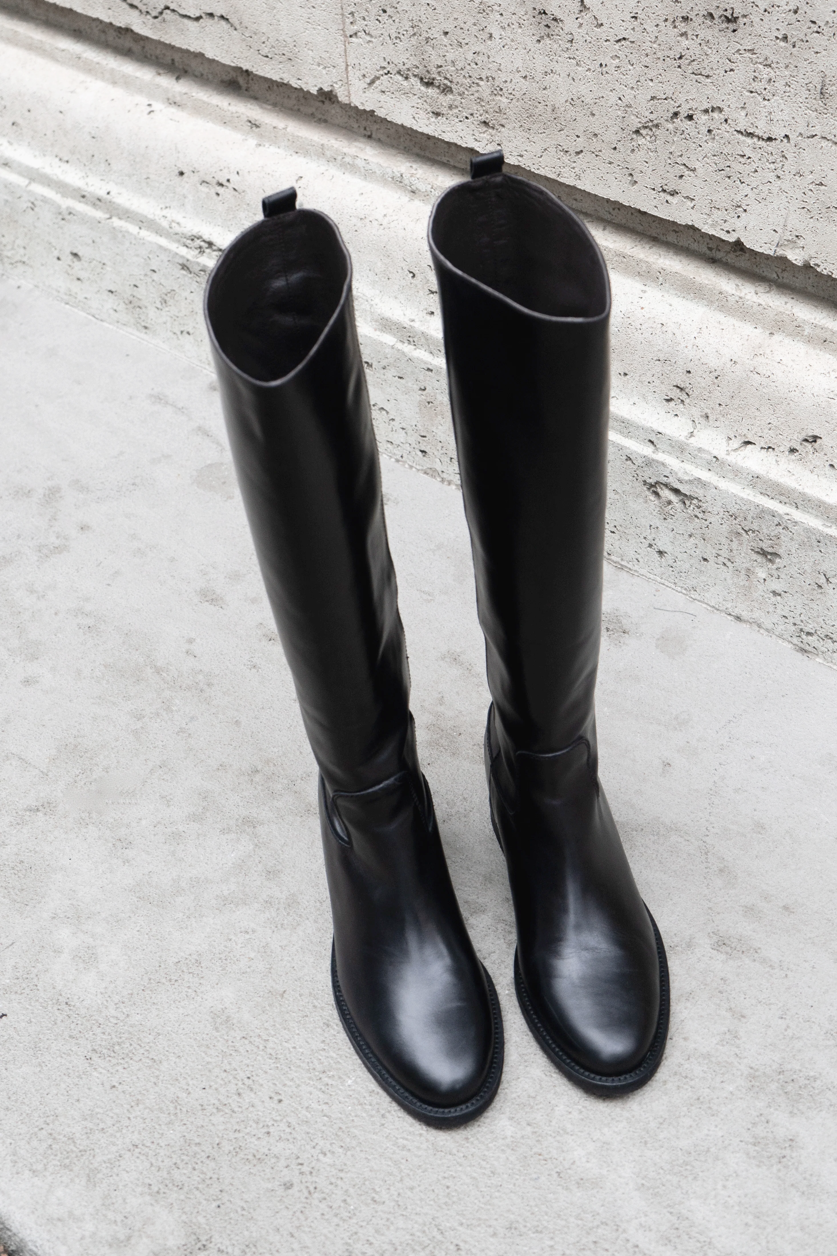 Isadora 30 støvler, sort læder