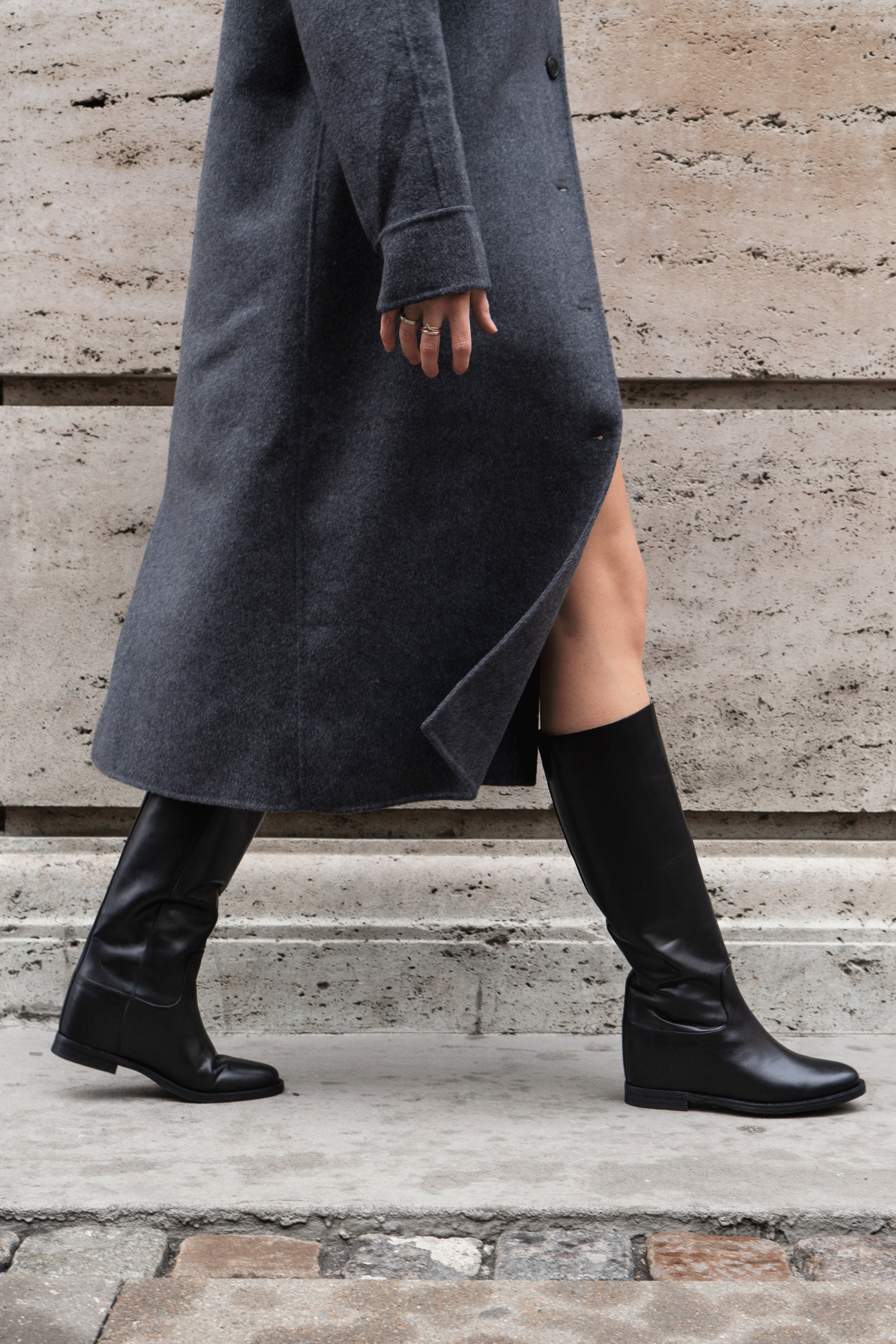 Isadora 30 støvler, sort læder