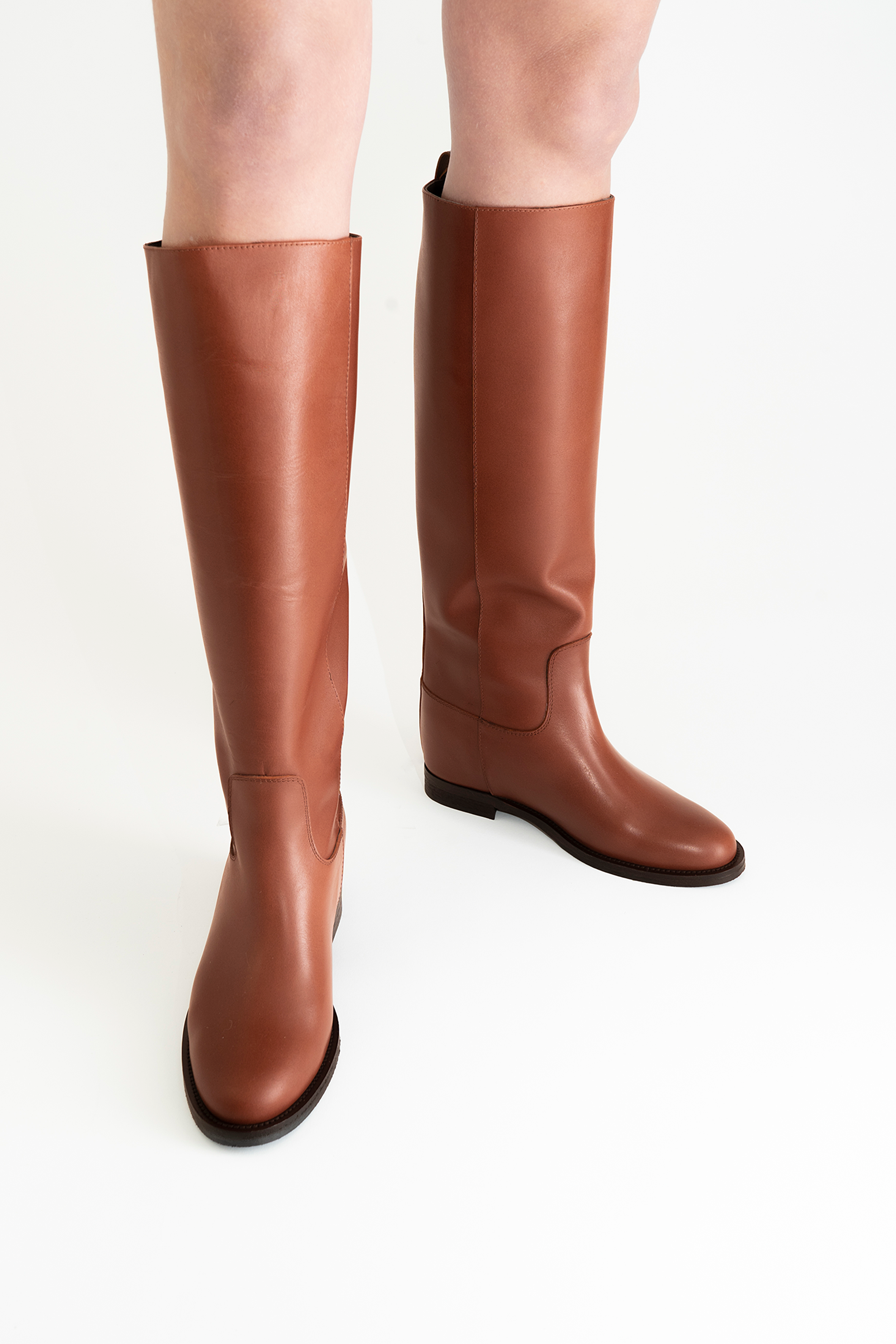 Isadora 30 boots, brown leather
