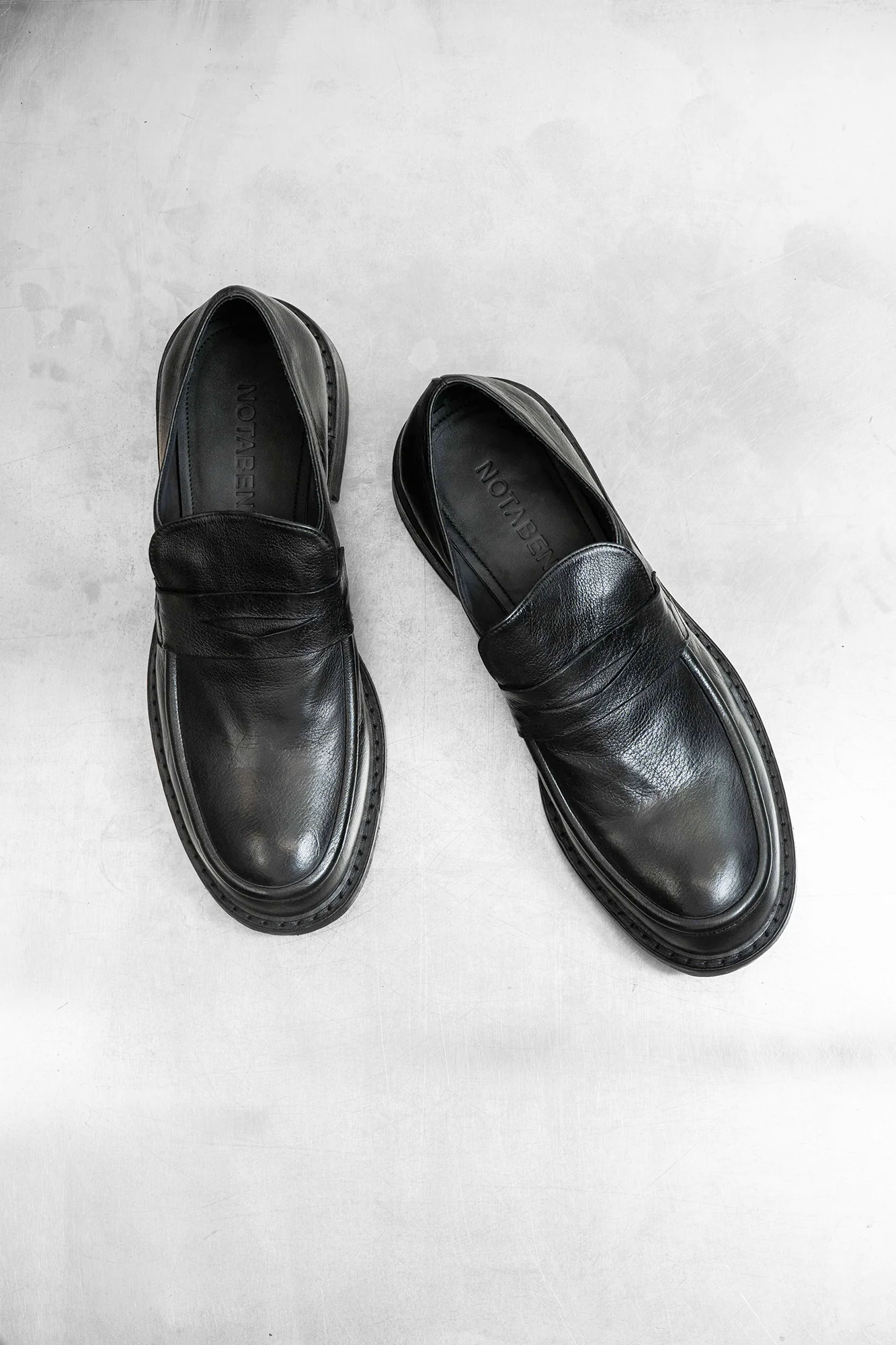 Filippo loafers, black leather