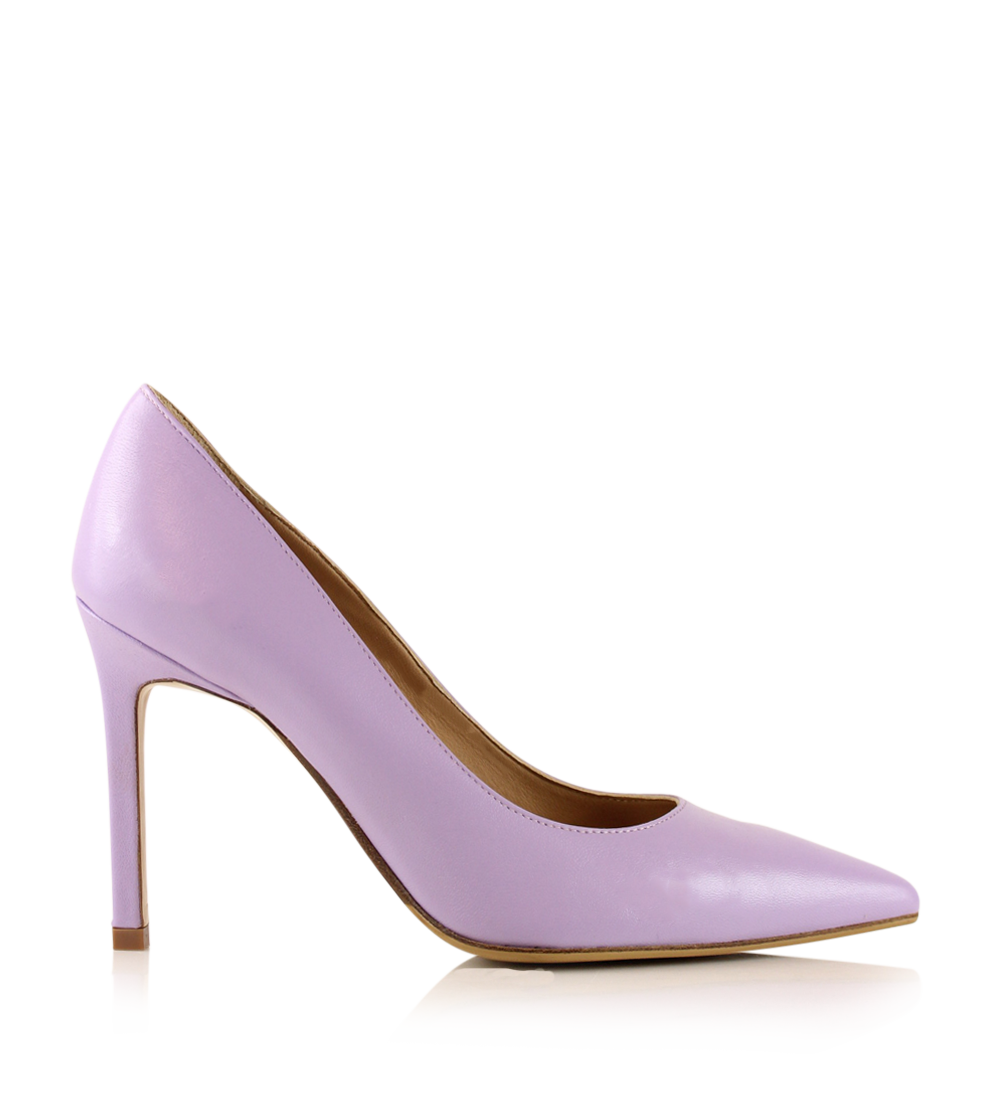 Jane 90 stilettos lilac leather