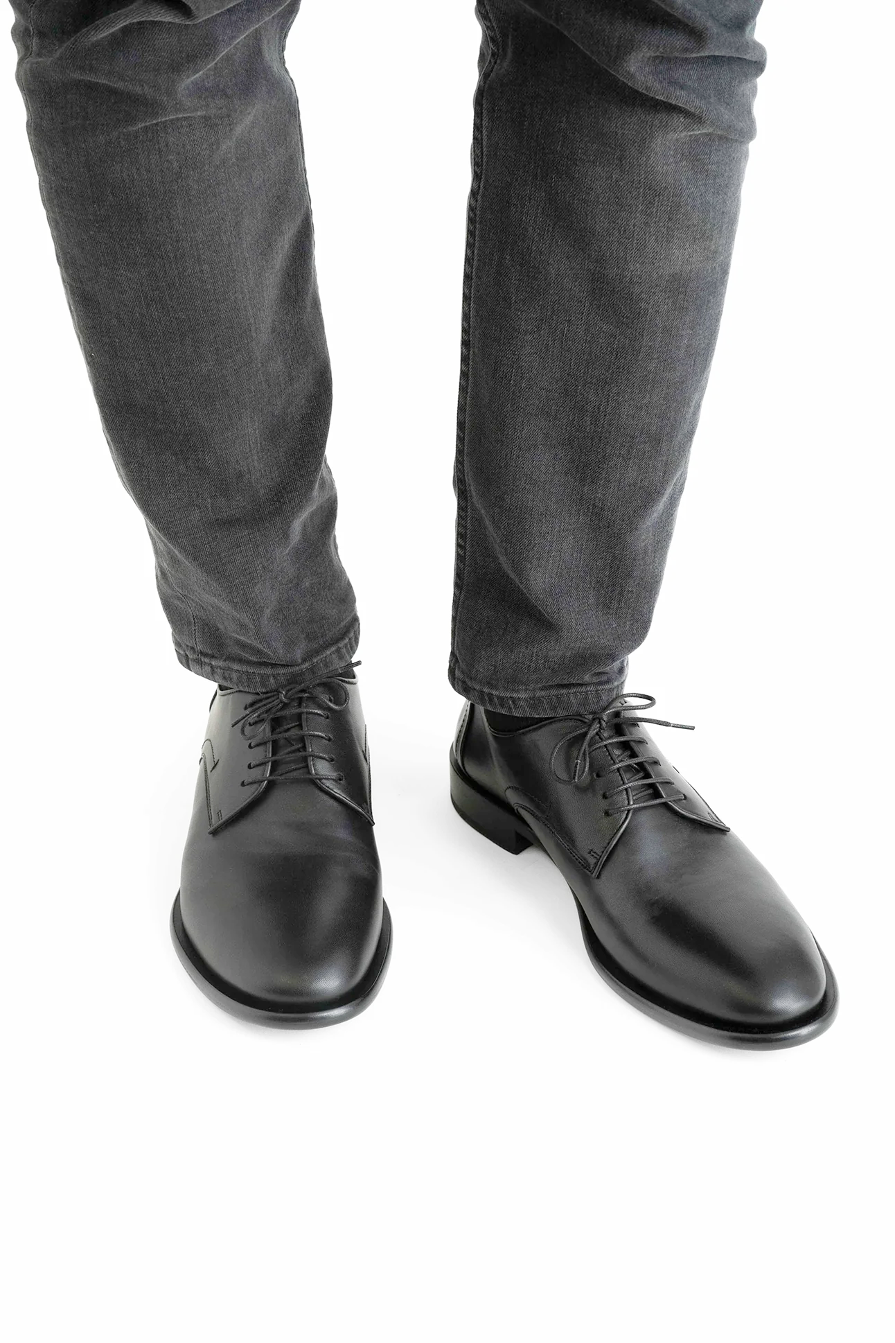 Santino lace-up shoes, black leather