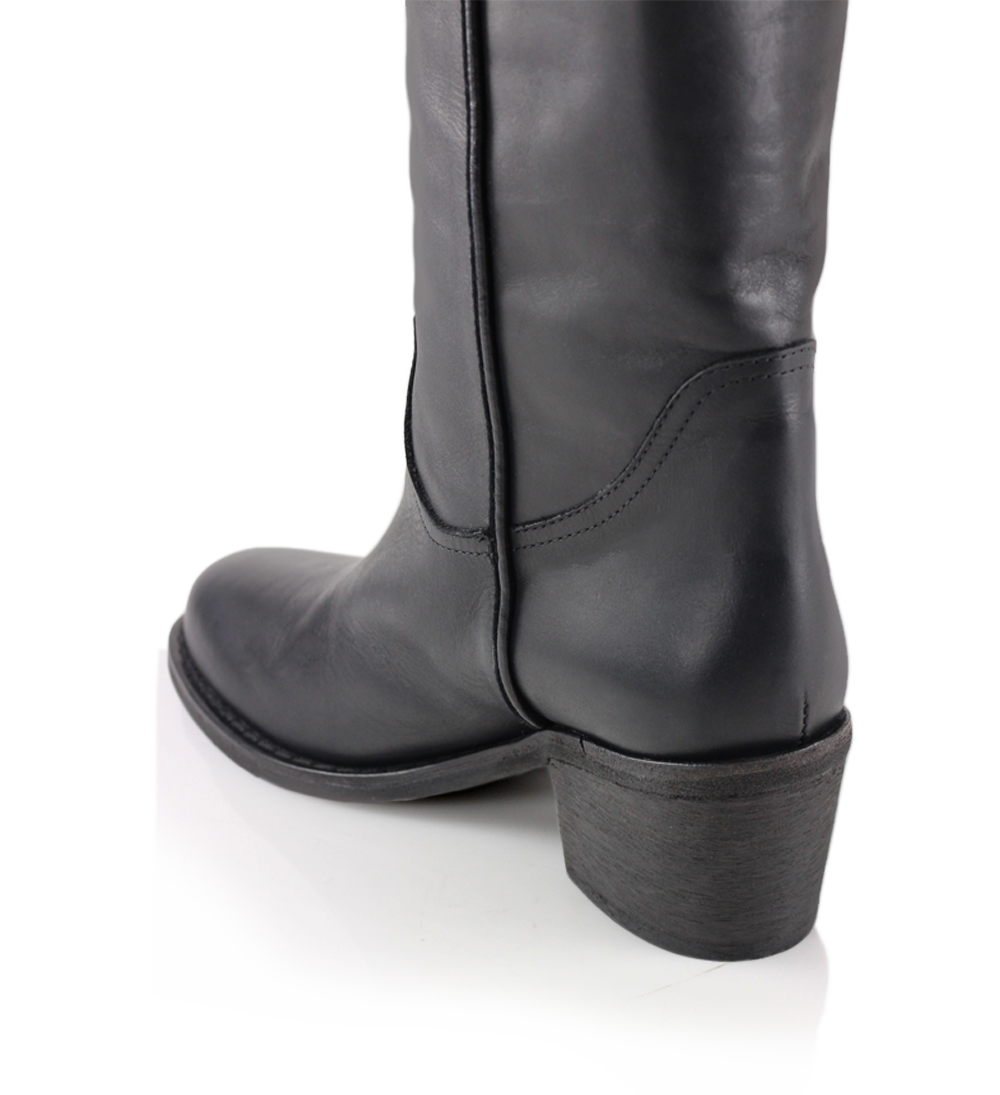 Anca boots, black leather