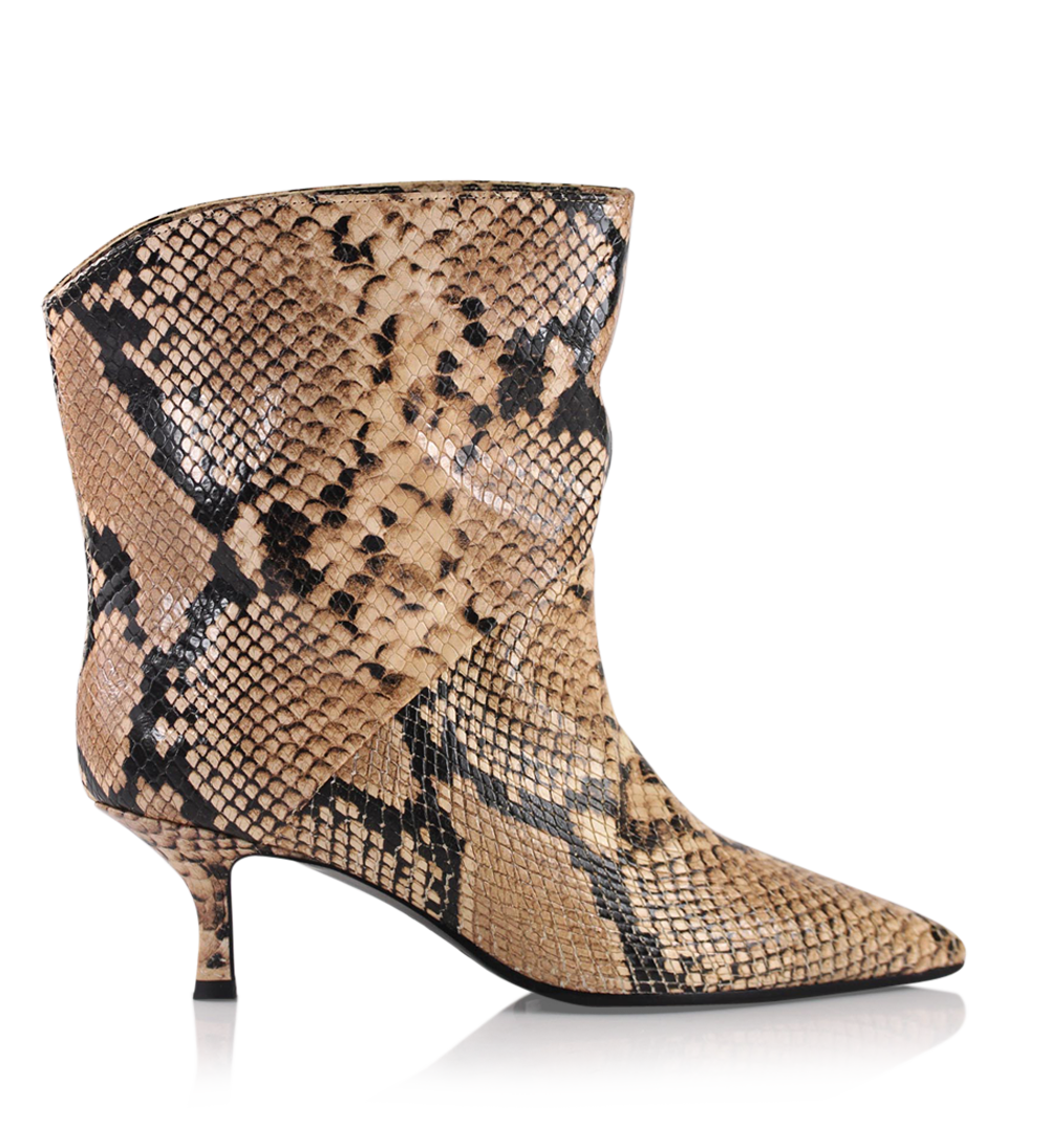 Hilda boots, snake leather