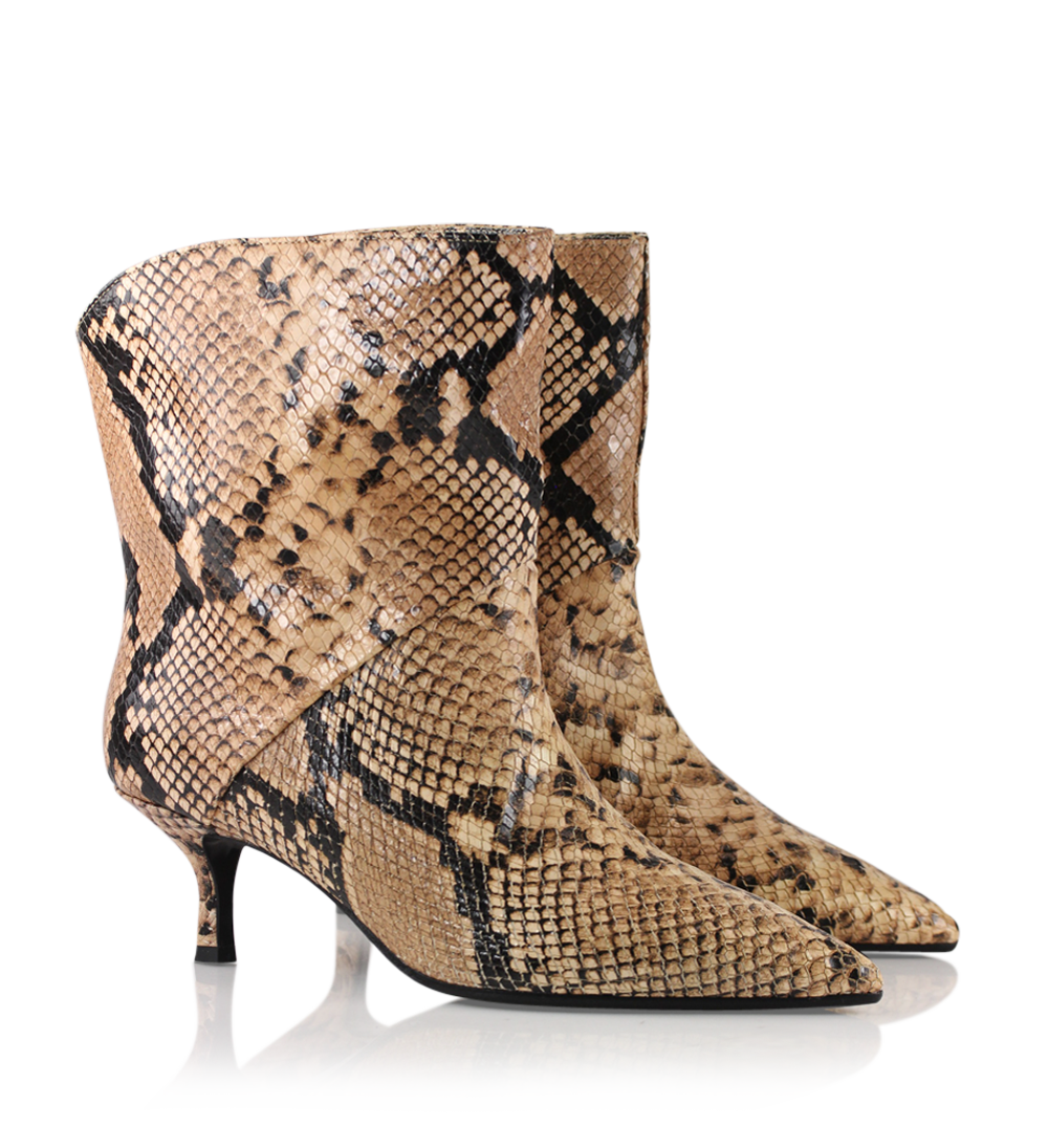 Hilda boots, snake leather