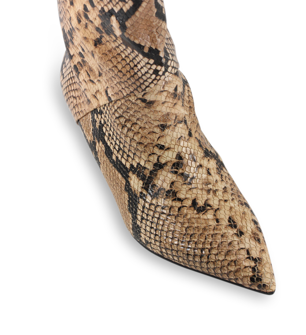 Hilda boots, snake leather