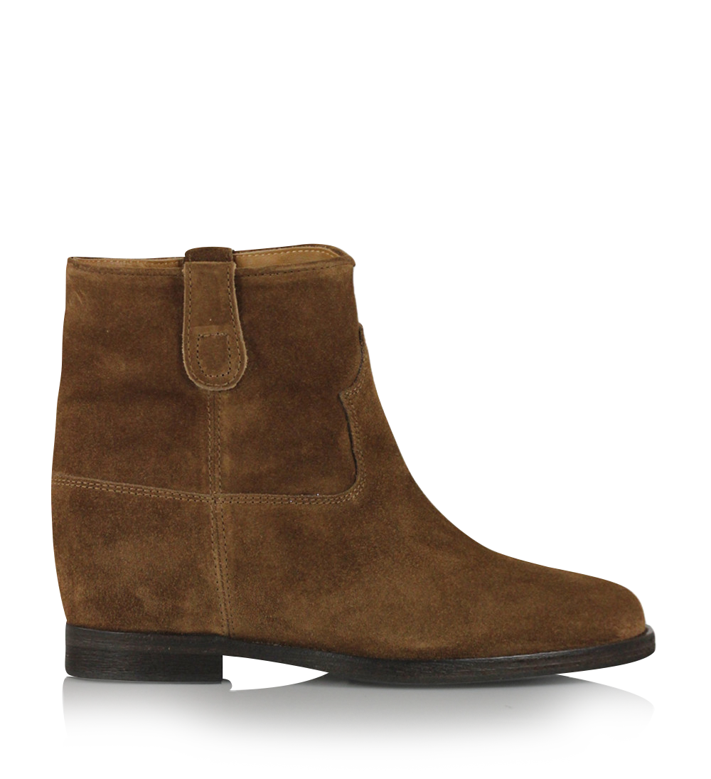 Isa 30 boots, brown suede