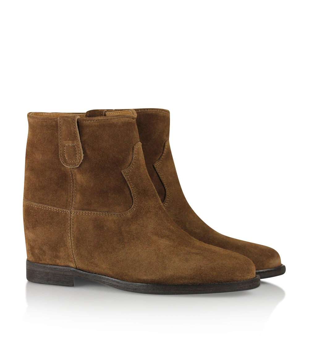 Isa 30 boots, brown suede