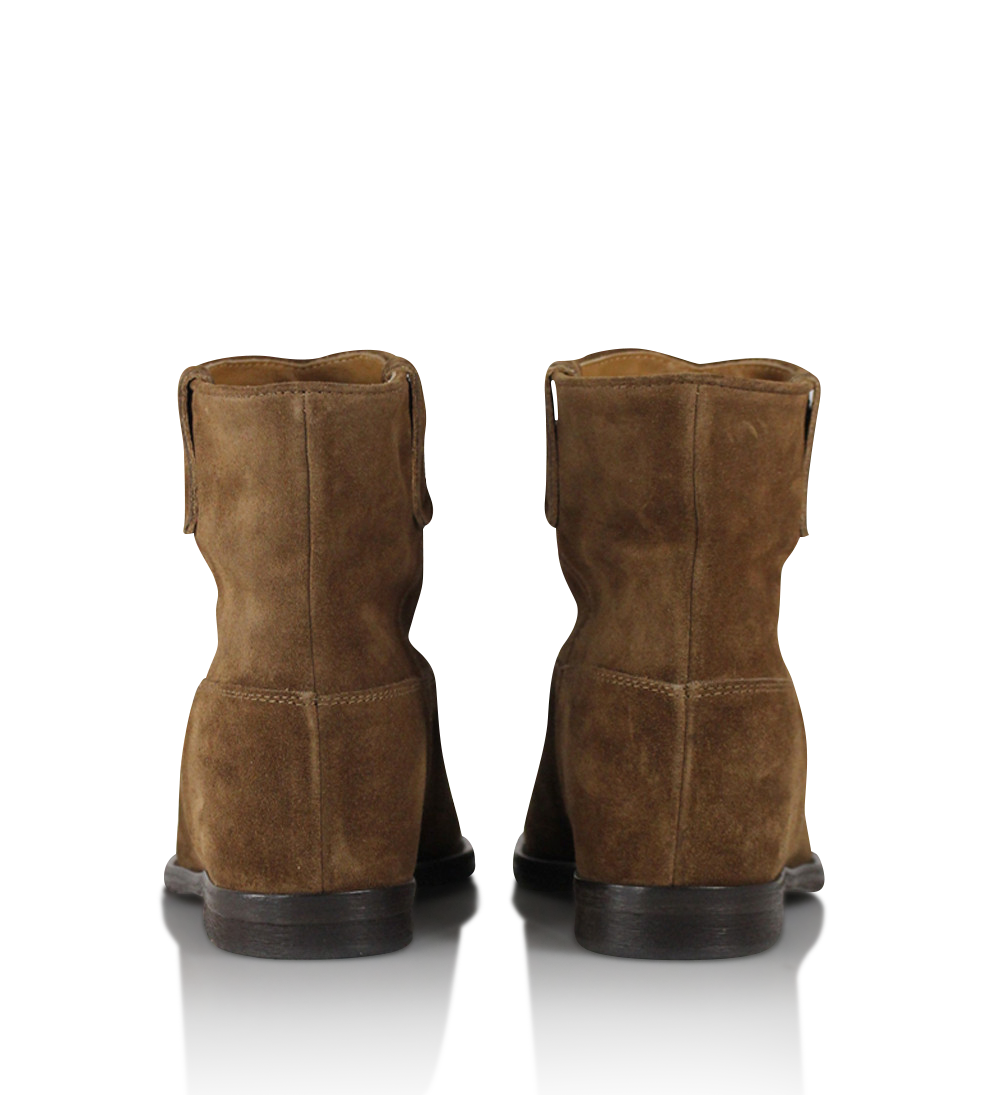 Isa 30 boots, brown suede