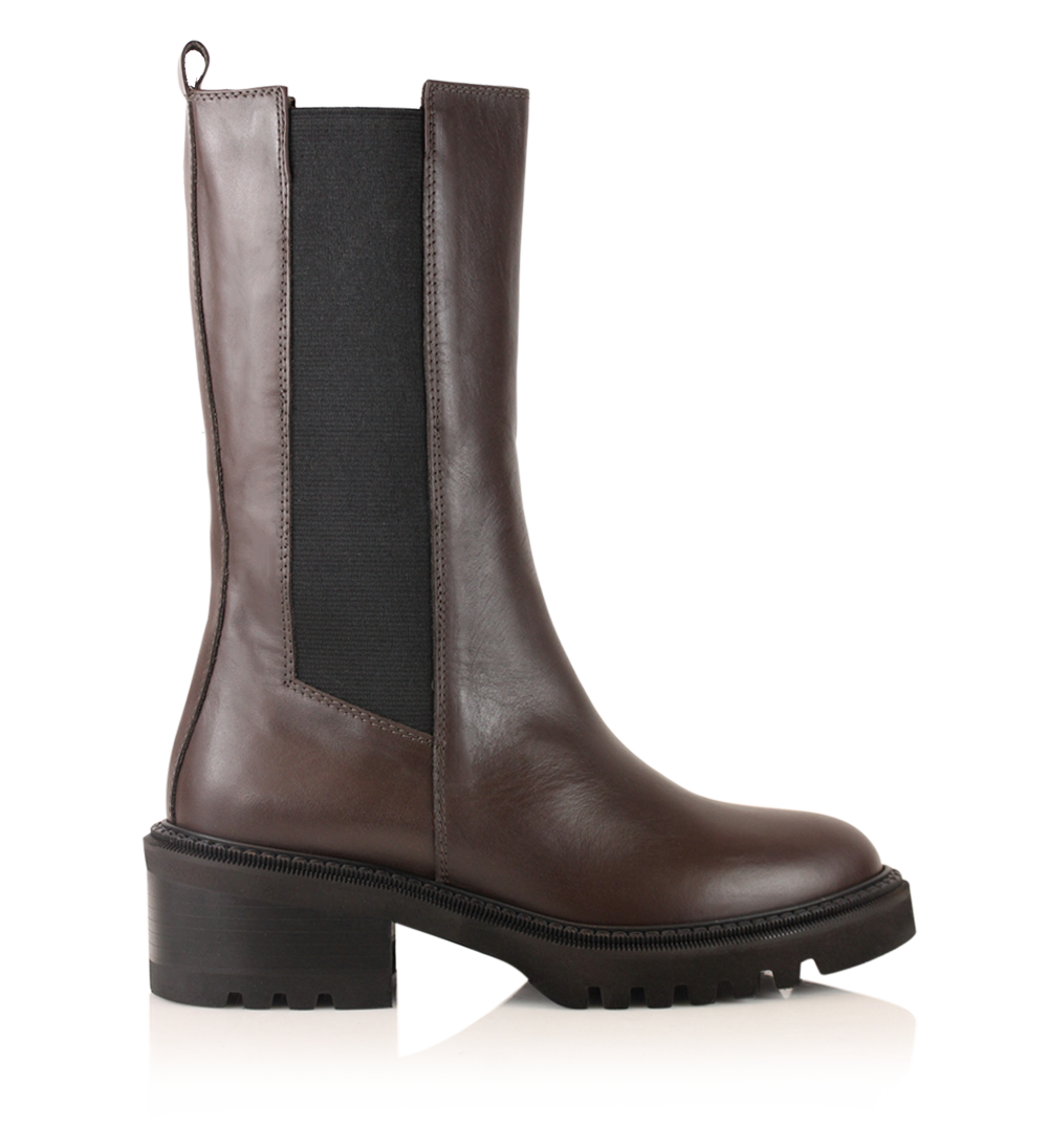 Saga chelsea boots, brown leather