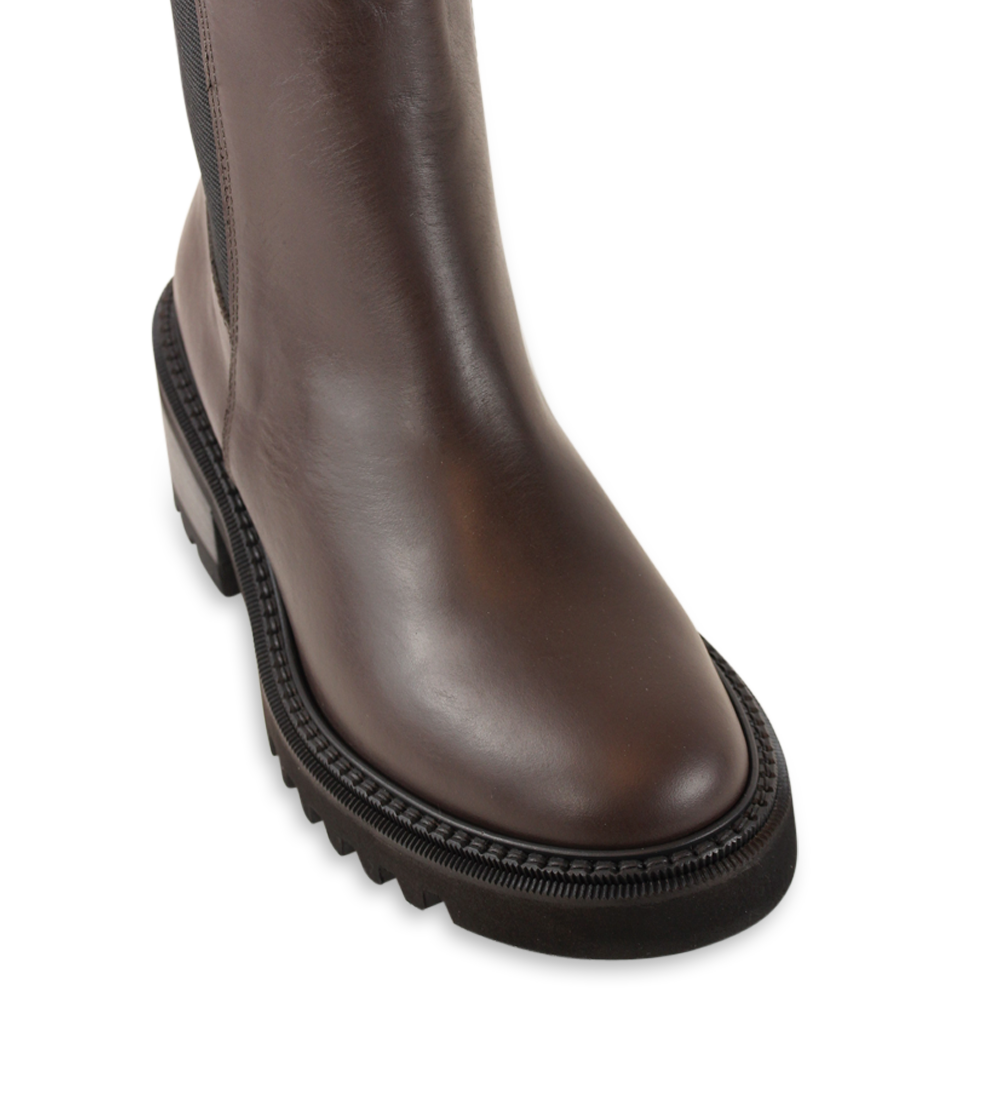 Saga chelsea boots, brown leather