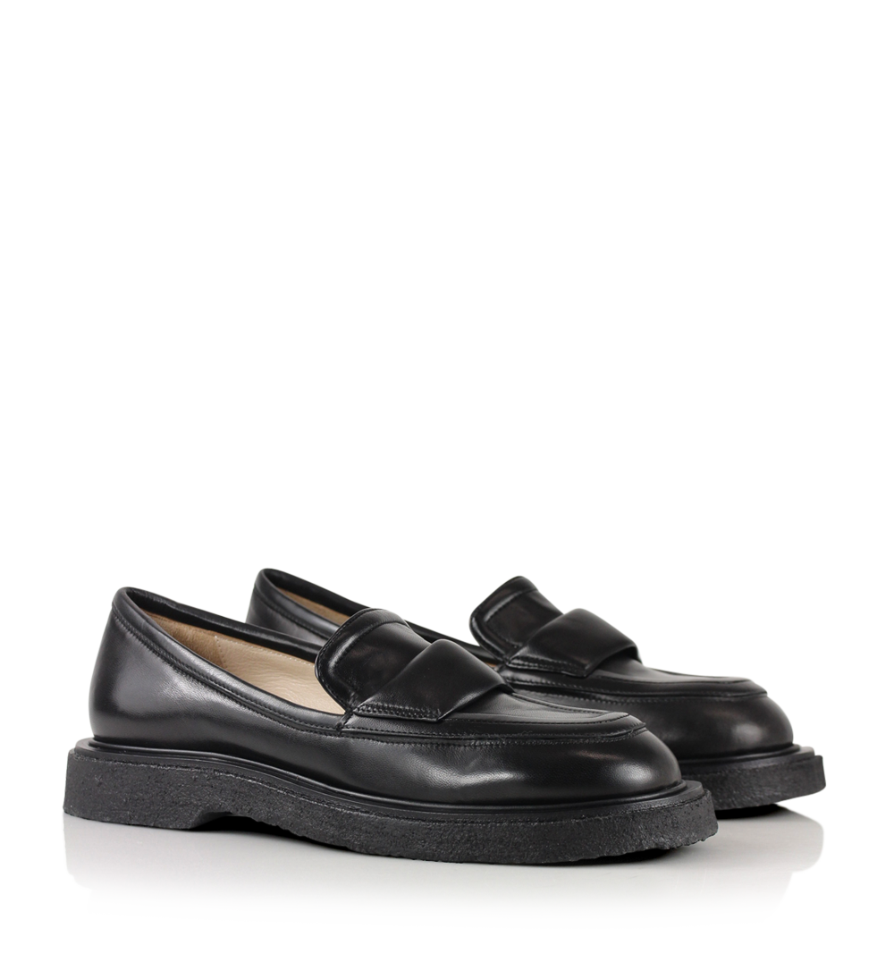 Vale loafers, black leather