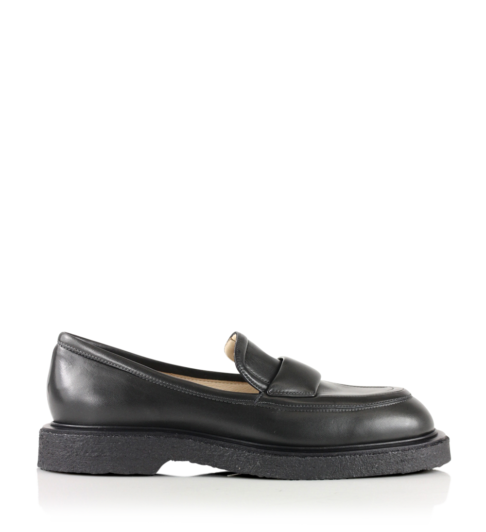 Vale loafers, grey leather