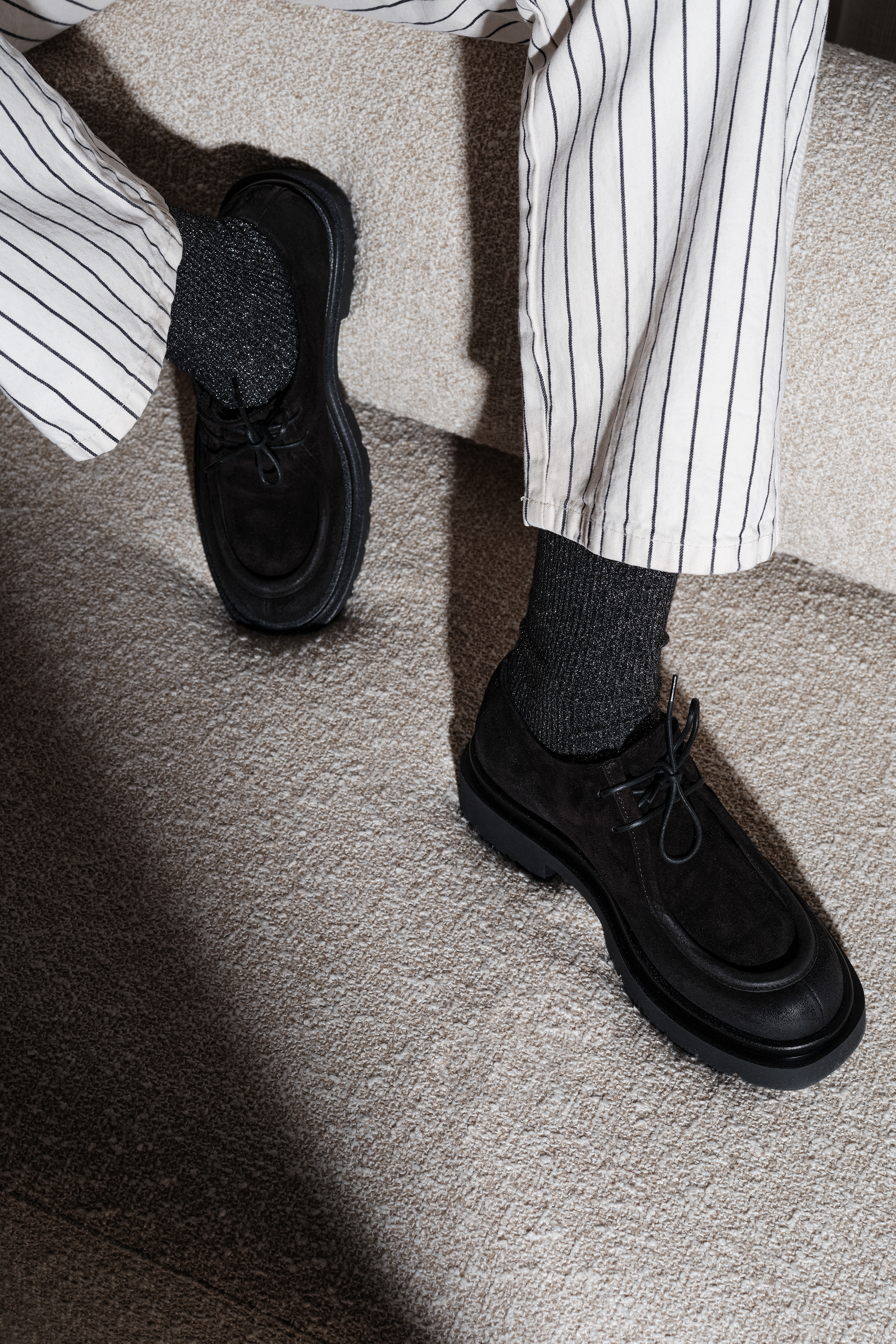 Cilia loafers, black suede