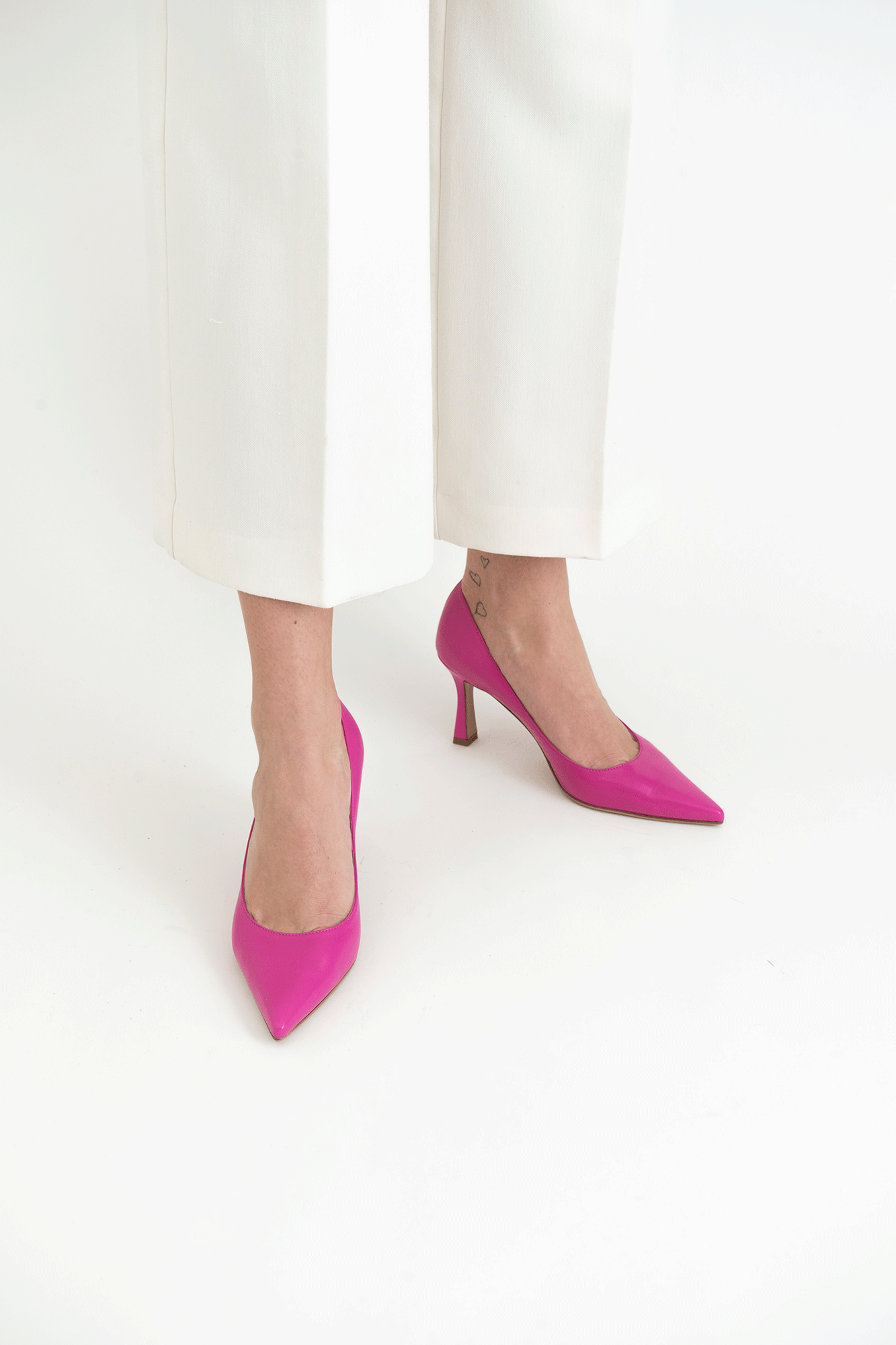 Emily 70 stilettos, pink leather