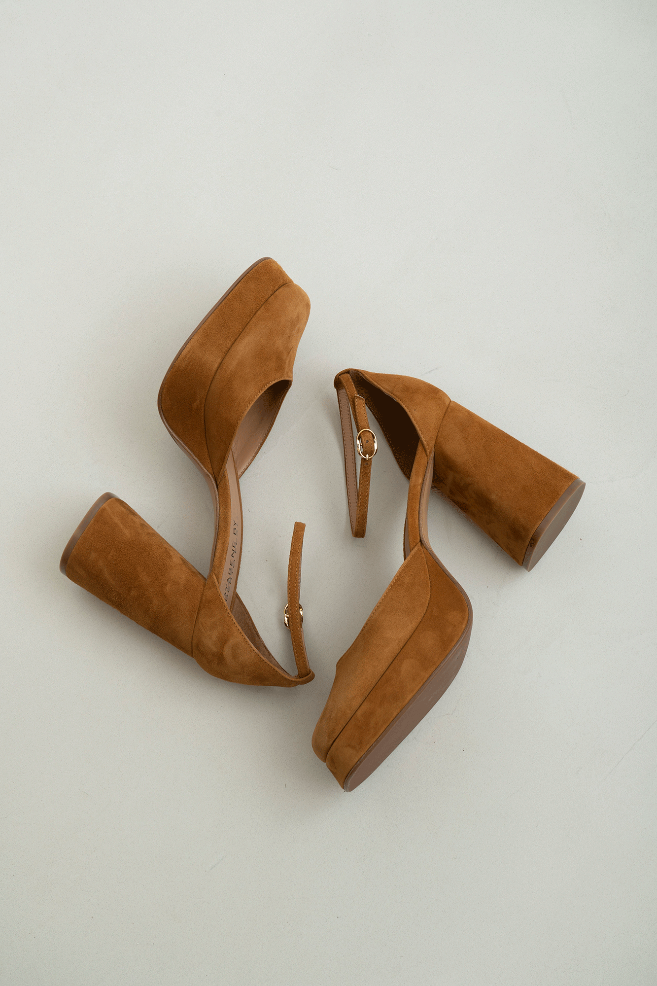 Hedi 100 pumps, brown suede