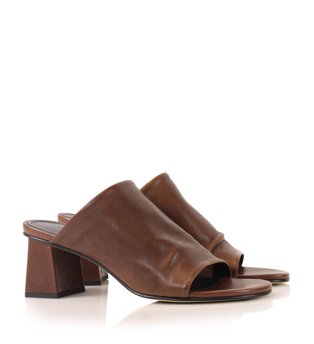 Alessandra II sandals, brown leather