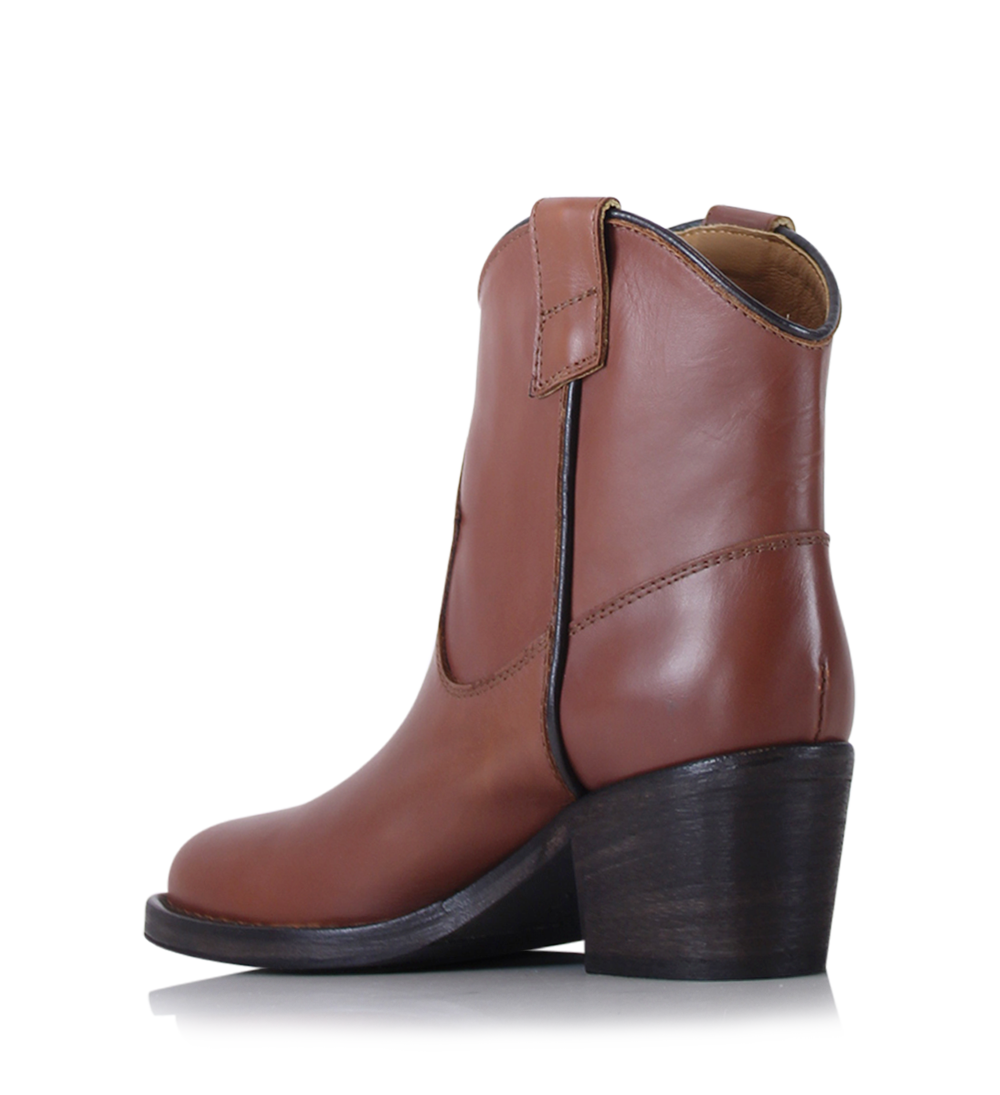 Anna 50 boots, brown leather
