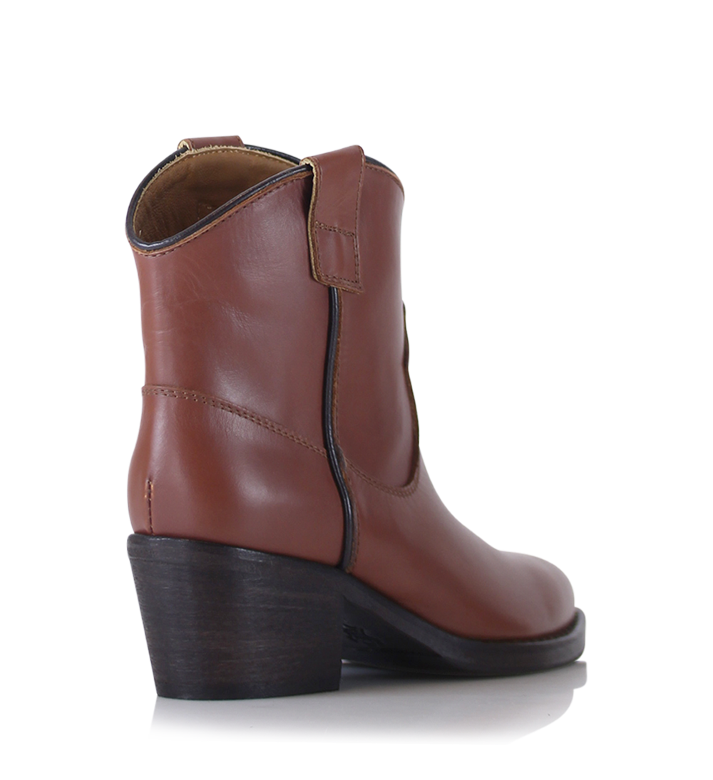 Anna 50 boots, brown leather