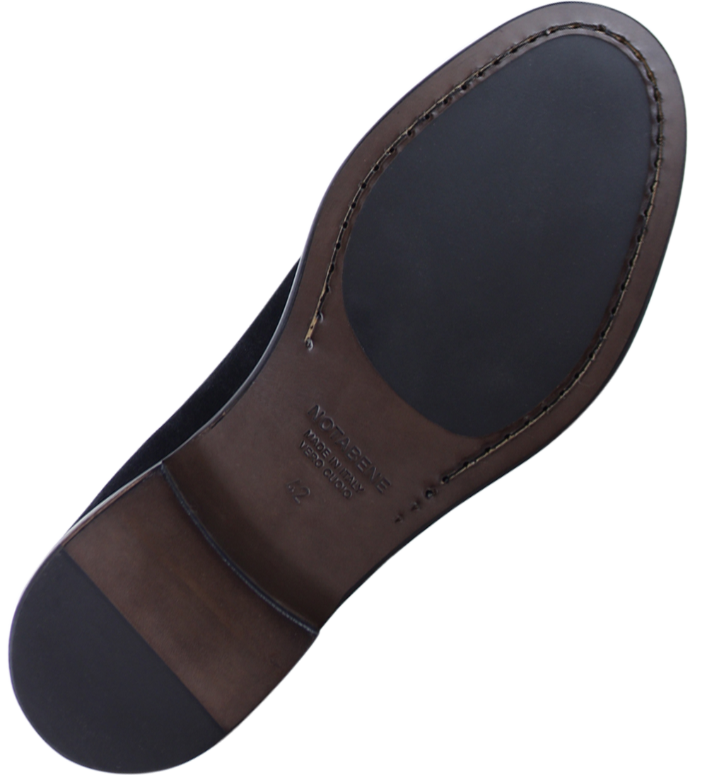 Antonio loafers, black suede