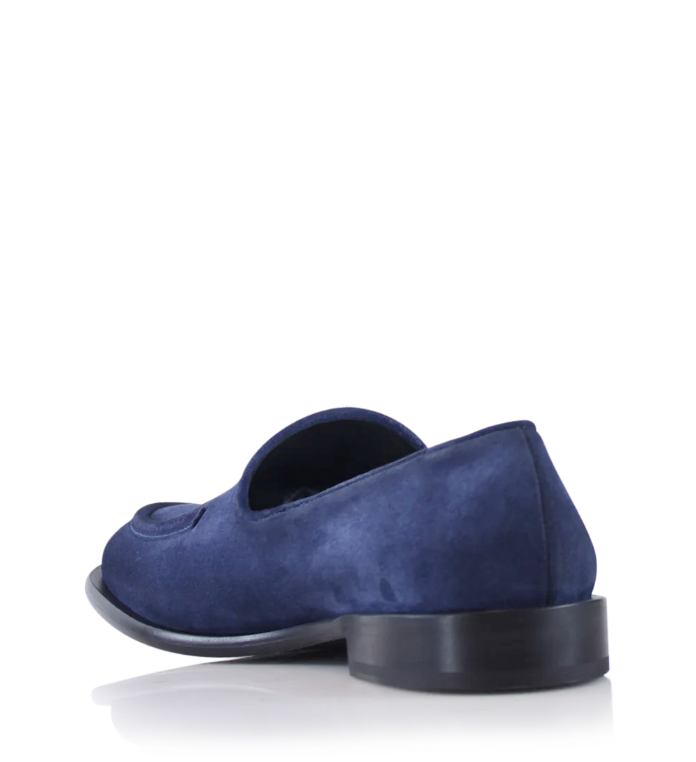 Antonio loafers, blue suede