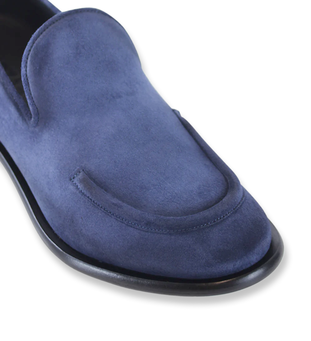 Antonio loafers, blue suede