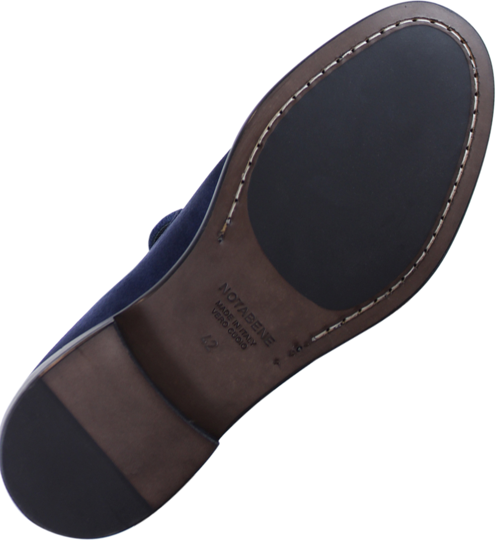 Antonio loafers, blue suede