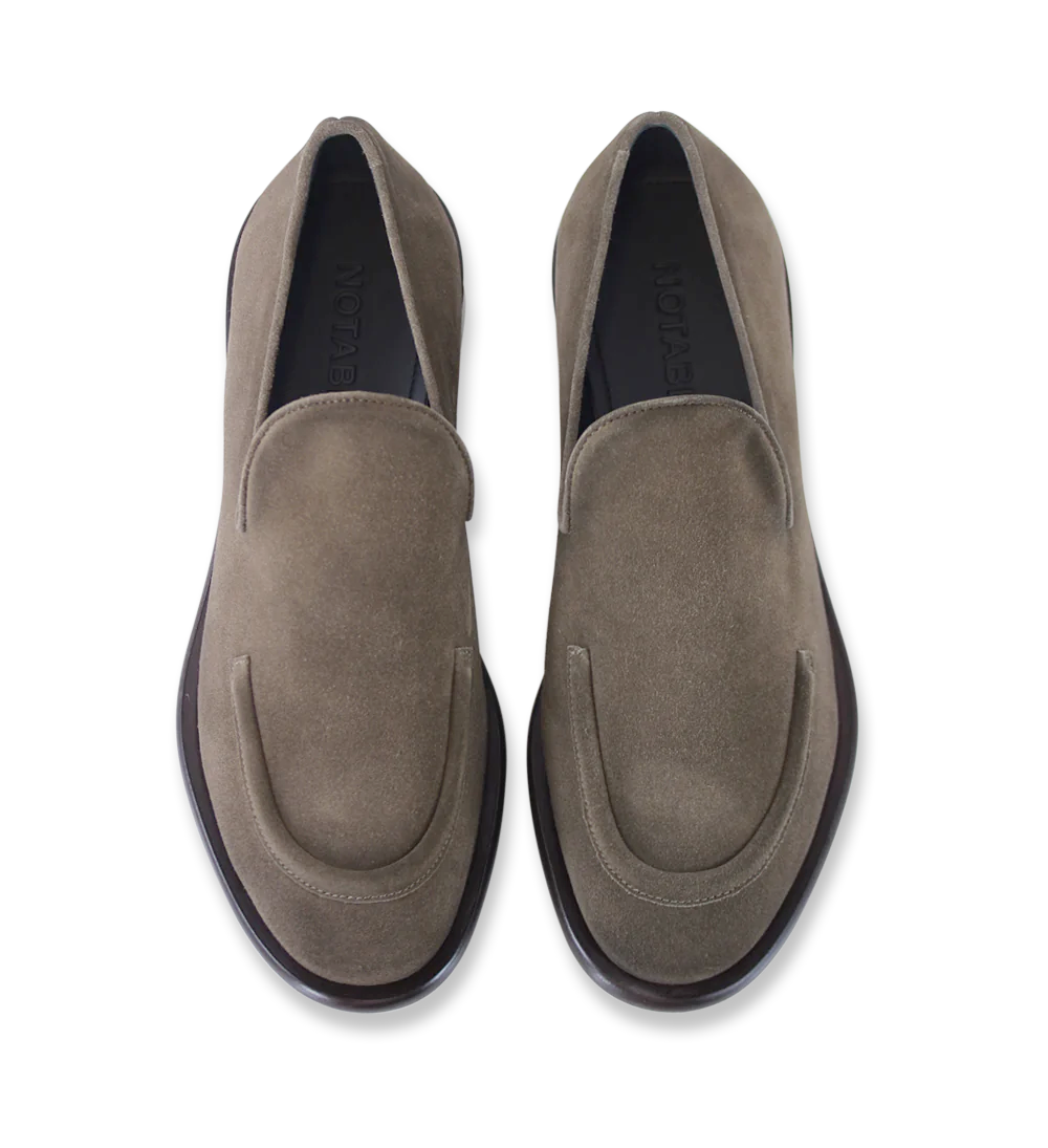 Antonio loafers, camel suede