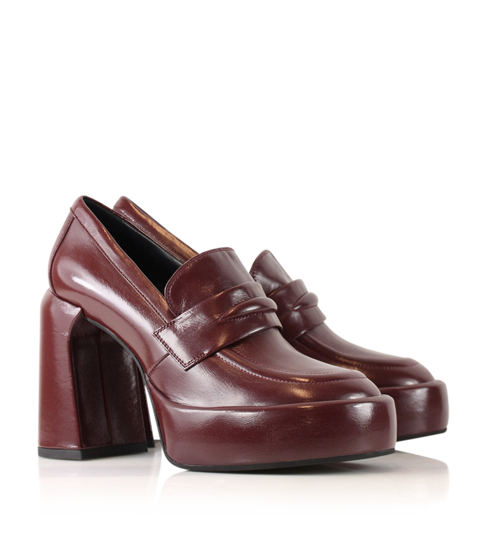 Brady 105 pumps, amarone leather