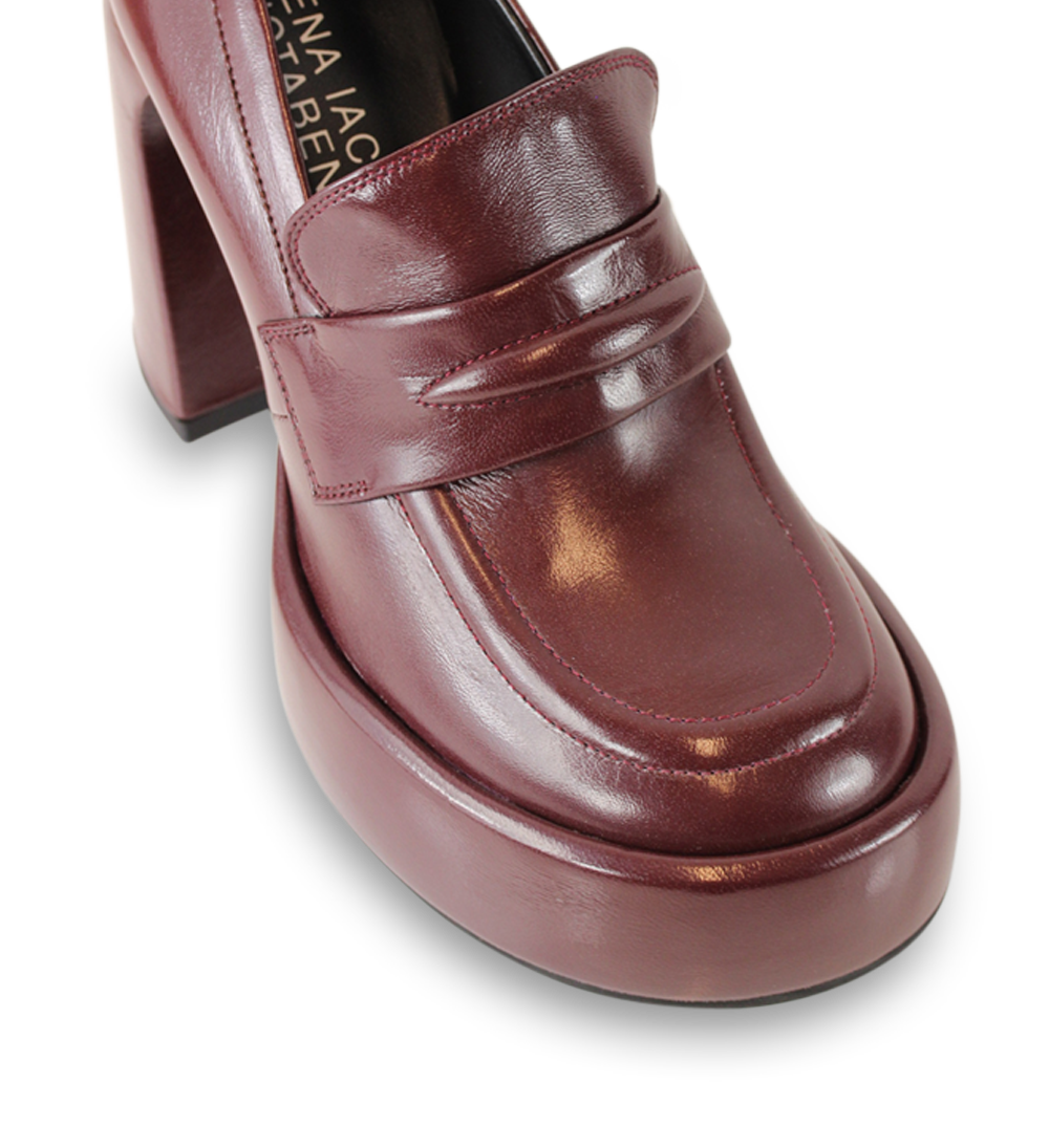 Brady 105 pumps, amarone leather