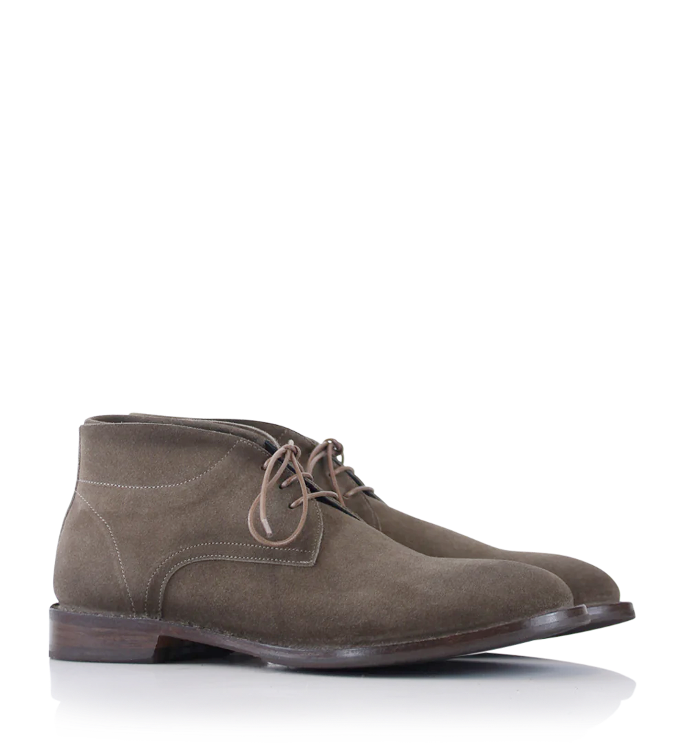 Carlo lace-up shoes, camel suede