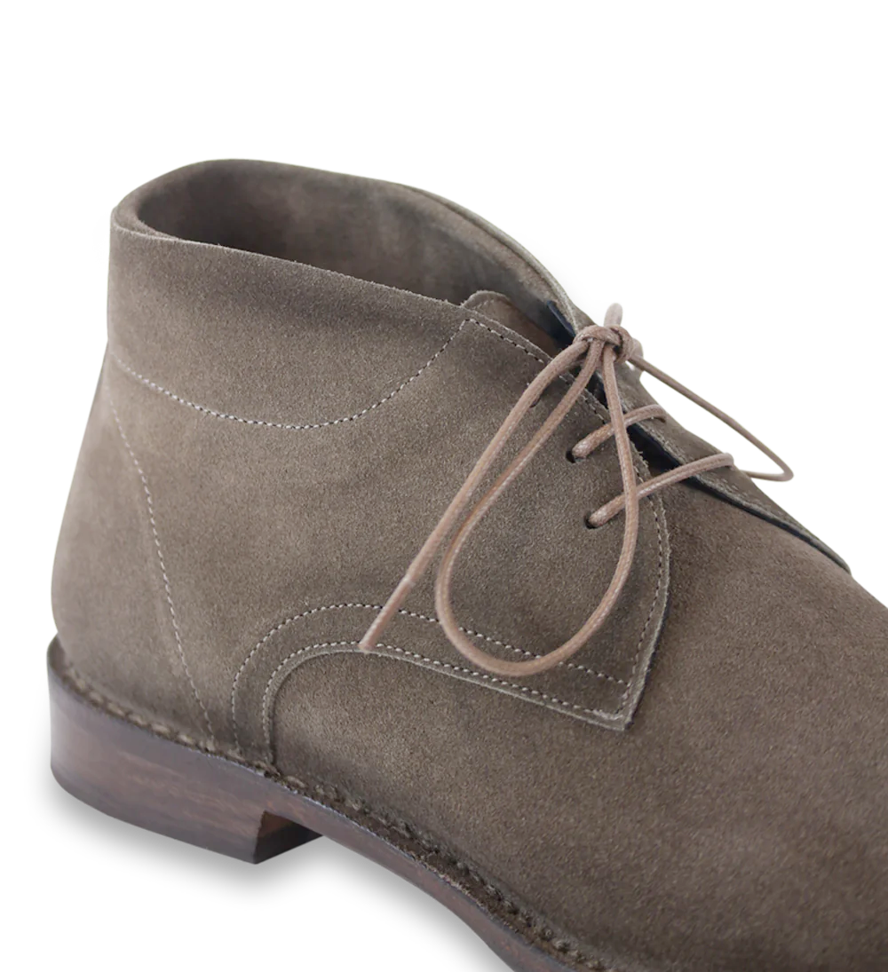 Carlo lace-up shoes, camel suede