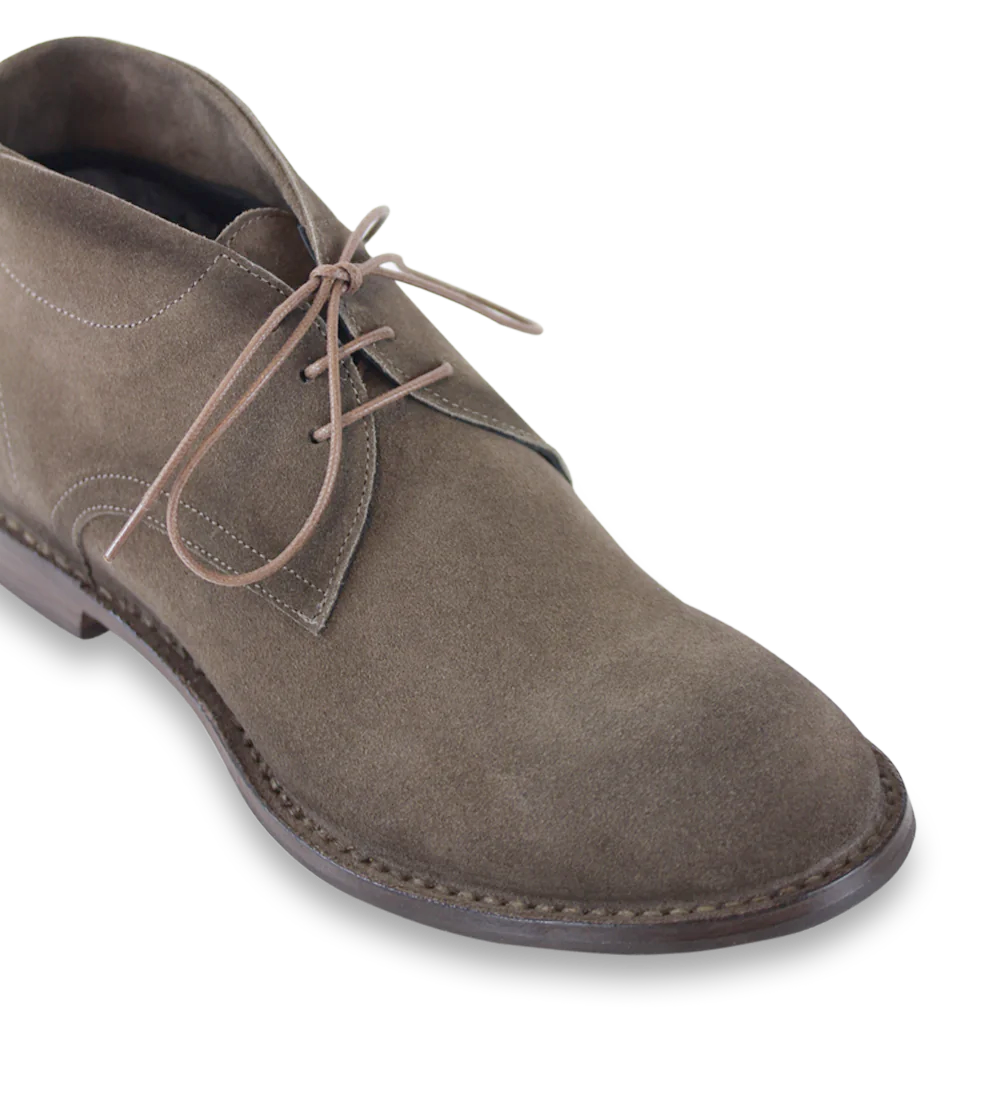 Carlo lace-up shoes, camel suede