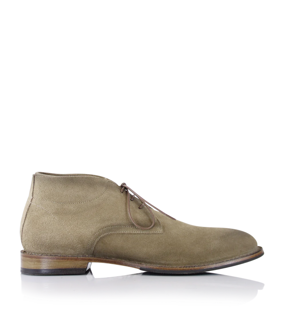Carlo lace-up shoes, beige suede