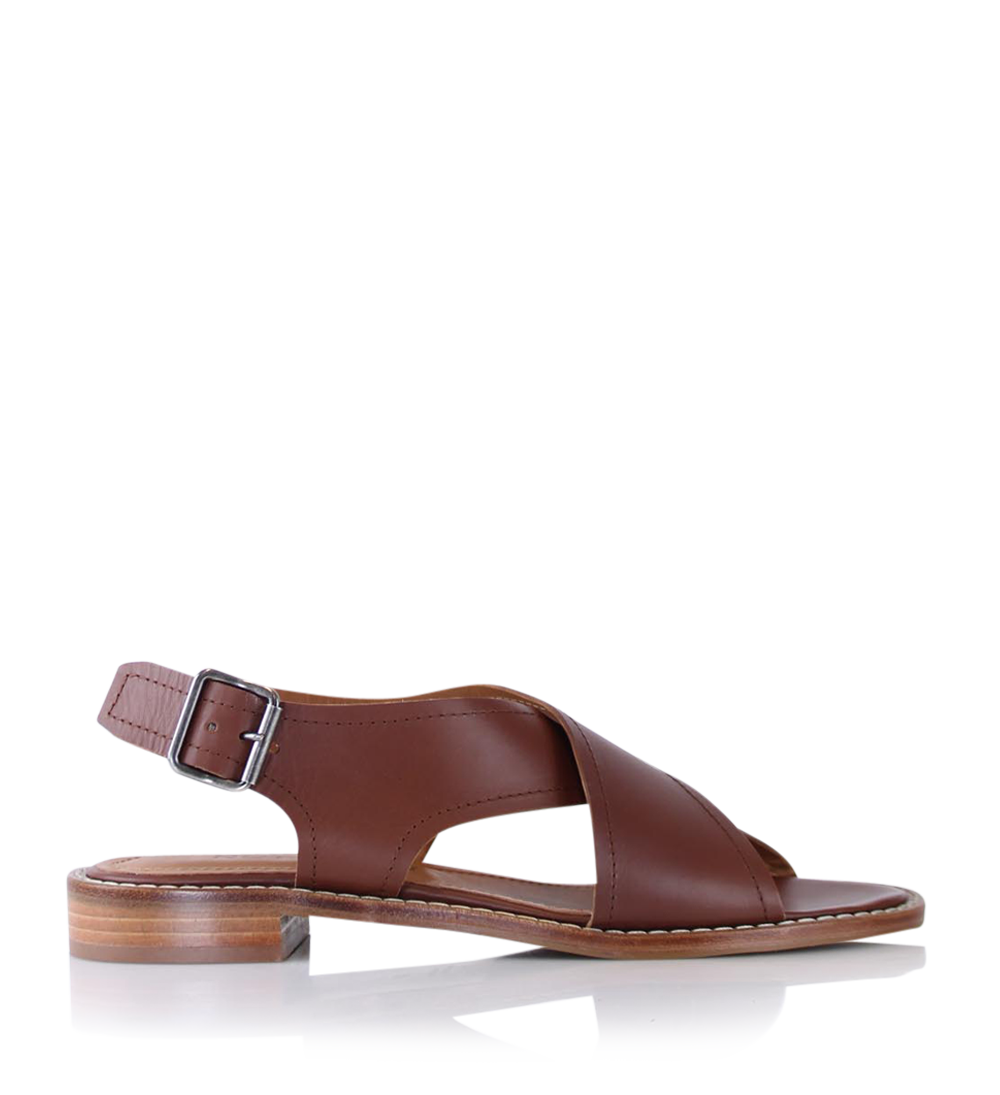 Cindy III sandals, brown leather