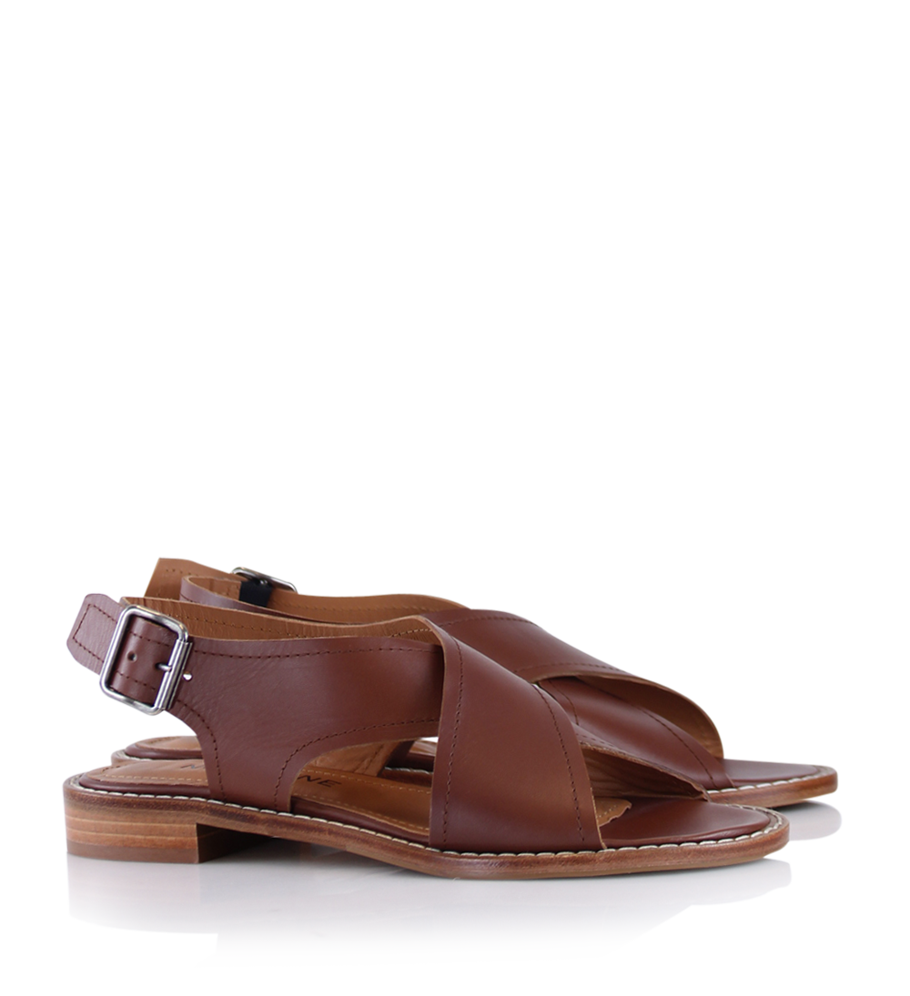 Cindy III sandals, brown leather