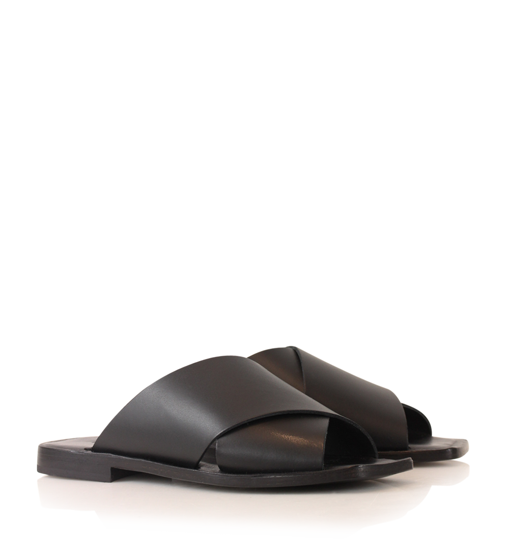 Clara sandals, black leather