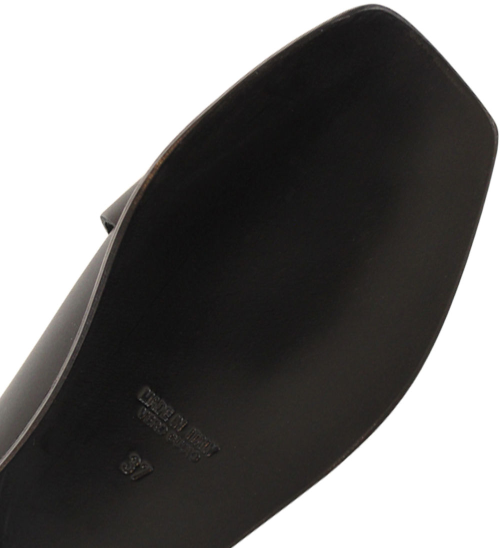 Clara sandals, black leather
