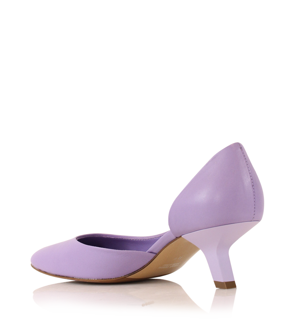 Ellen 55 pumps, lilac leather