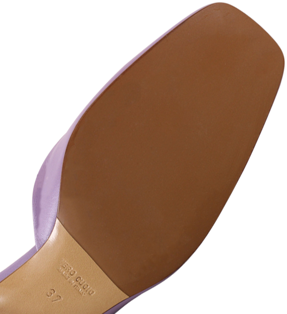 Ellen 55 pumps, lilac leather