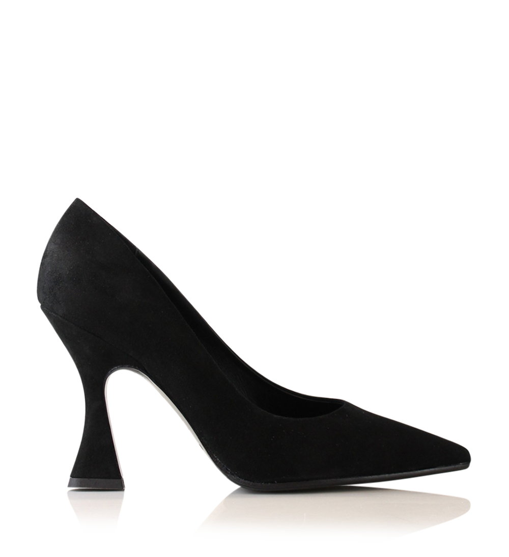Emme 95 stilettos, black suede