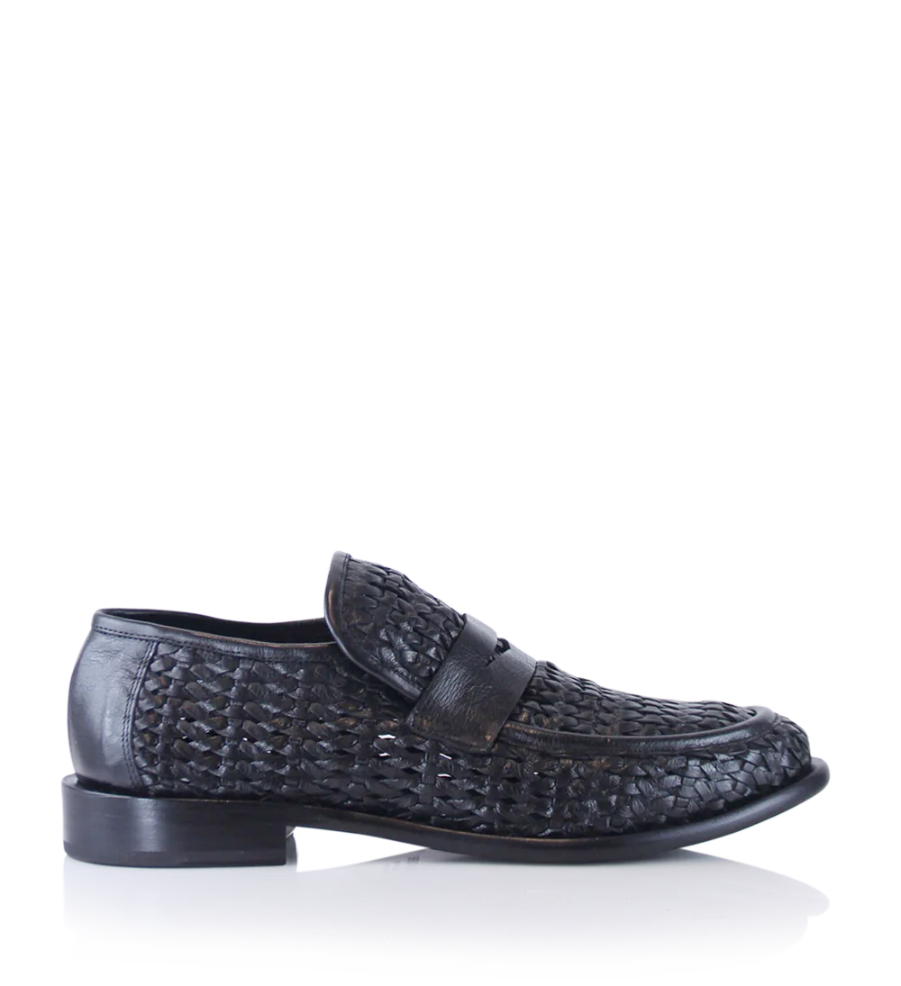 Enrico loafers, sort læder