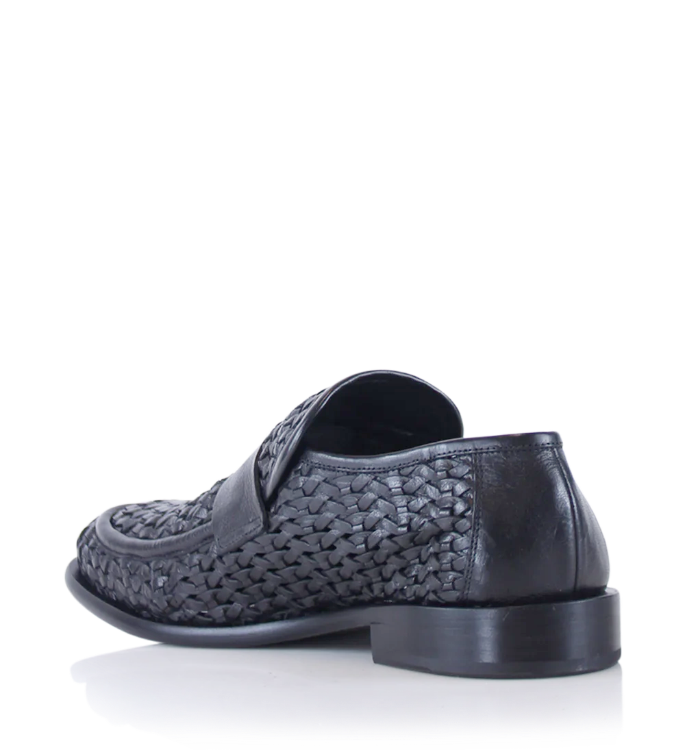 Enrico loafers, sort læder